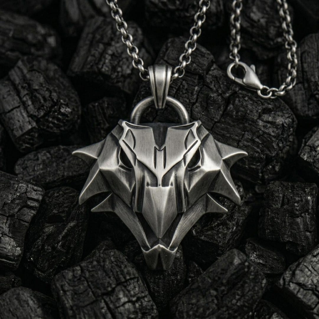 Griffin School Medallion Necklace - 925 Sterling Silver