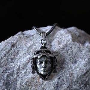 Gothic Sugar Skull Day of the Dead Inspired Necklace, 925 Sterling Silver Sugar Skull Pendant with Snake Detail, Halloween Gothic Jewelry