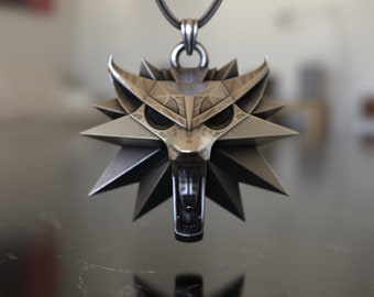 Witcher 3 hotsell wolf pendant