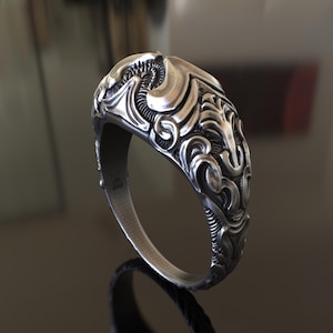 Authentic 925 Sterling Silver Ring, Handcrafted Minimalist Unisex Jewelry, Timeless Design, Genuine Silver Accessory, Gift for Enthusiasts