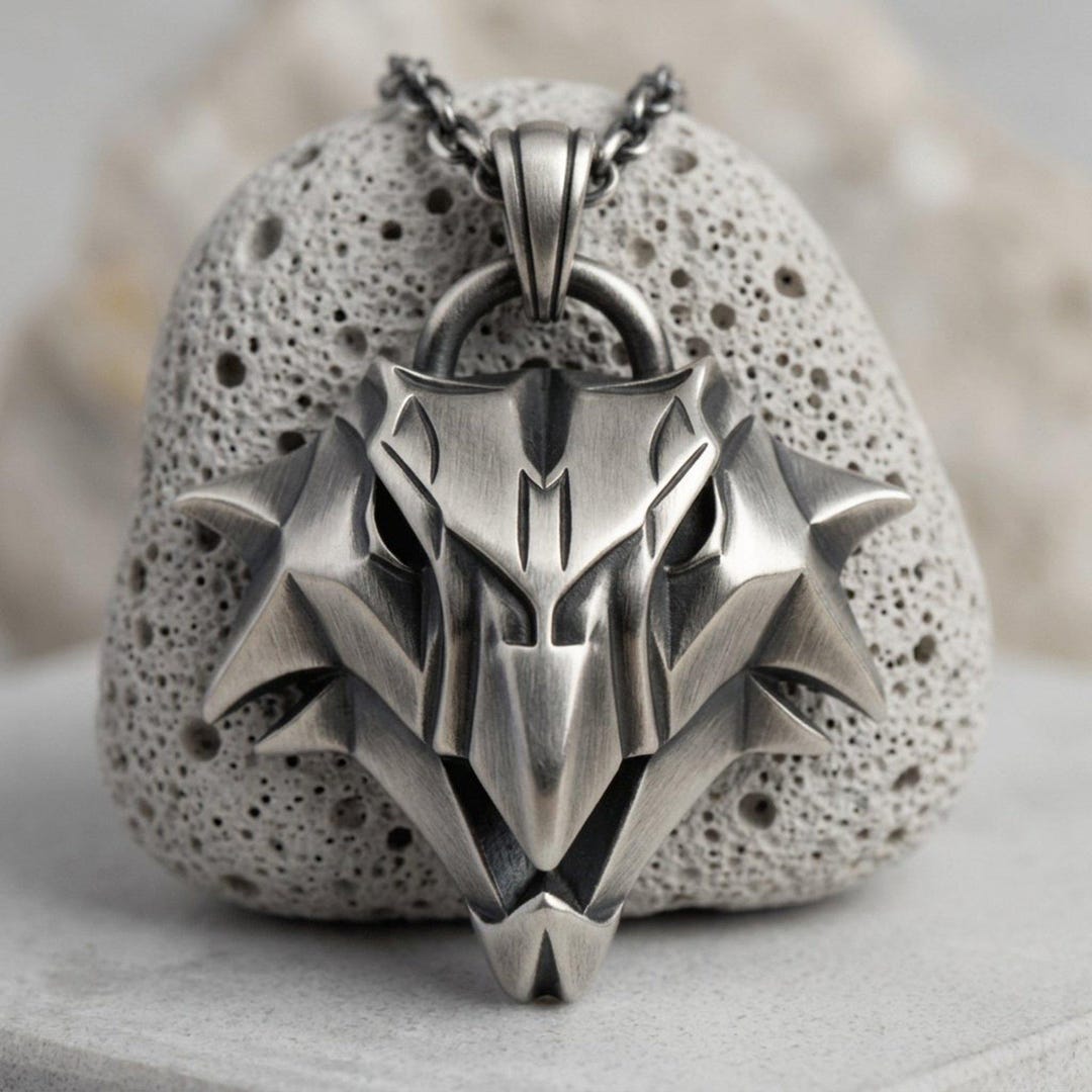 Griffin School Medallion Necklace - 925 Sterling Silver