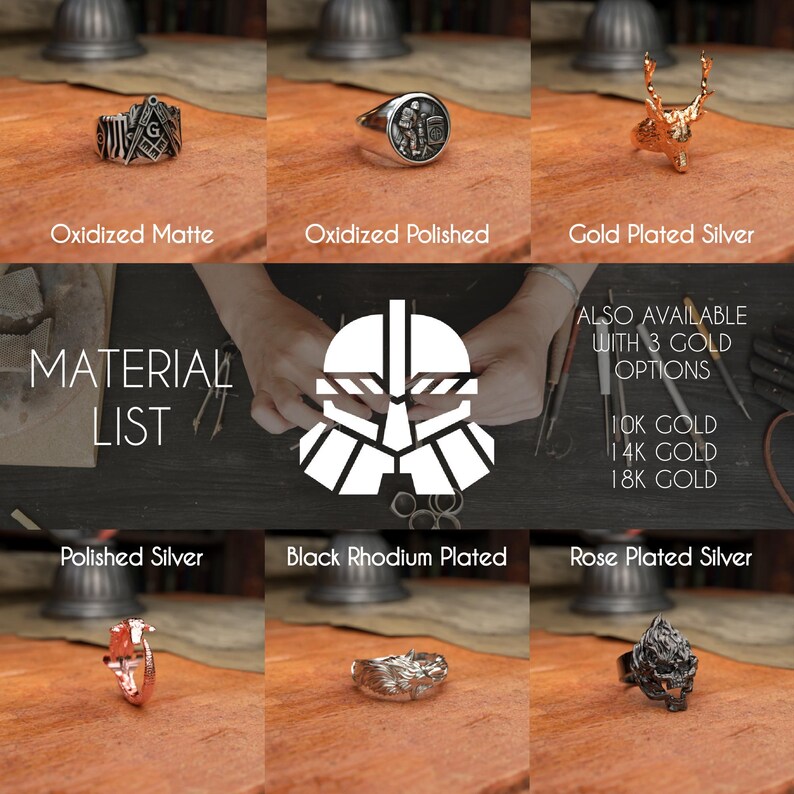 Anillo de plata con diseño de ondas y banda geométrica. Minimalista, hecho a mano, plata de ley 925. imagen 8