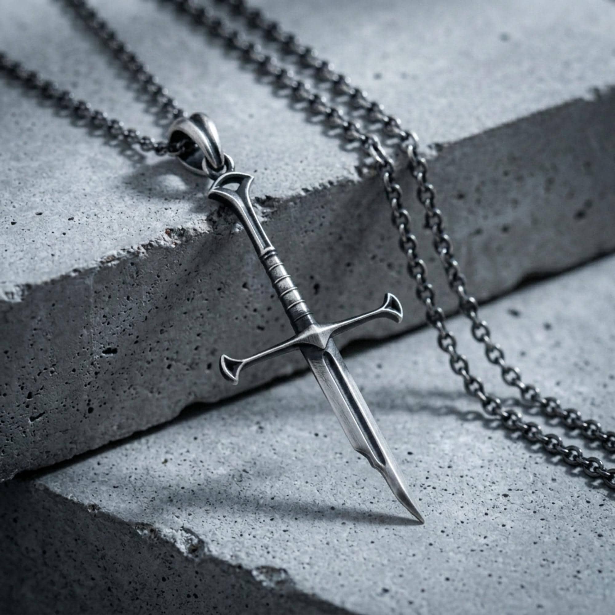 Broken Sword Pendant - Etsy