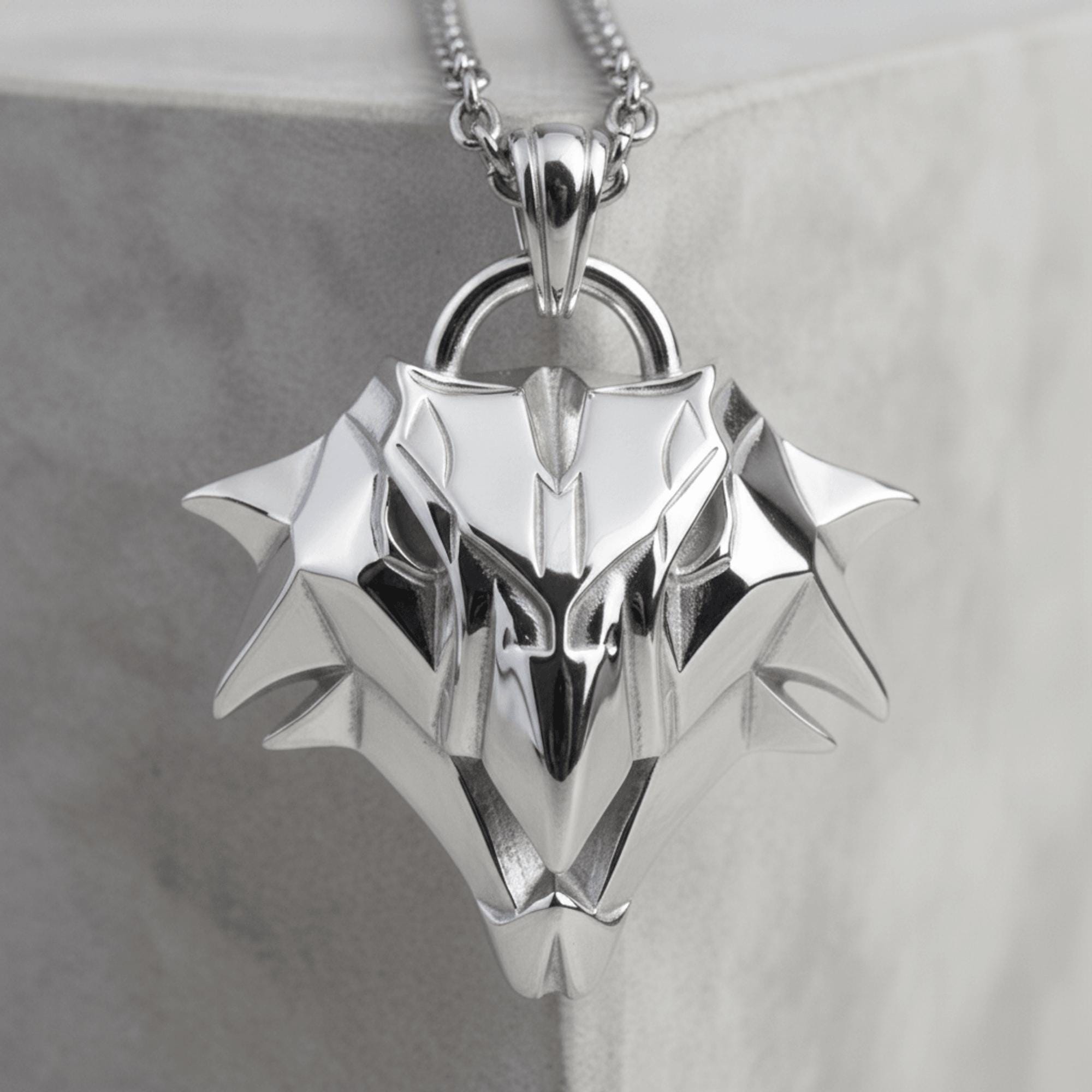 Griffin School Medallion Necklace - 925 Sterling Silver