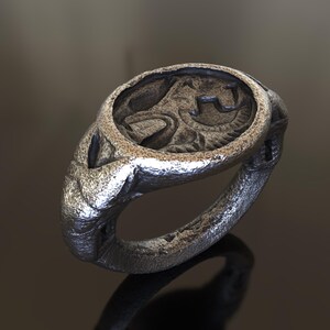 Warrior Ring, 925 Sterling Silver, Unisex Handmade Castilla La Mancha Inspired Symbol of Strength, Bold Brave Spirit Gift, Medieval Knight