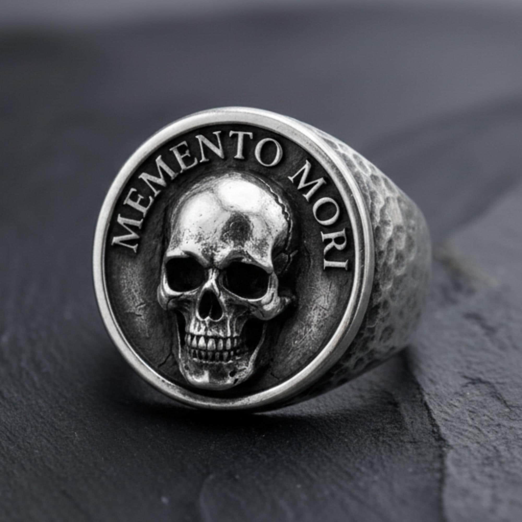Memento mori ring gold - Etsy 日本
