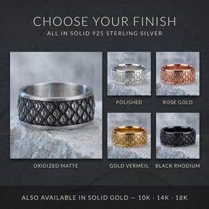 Gold Men Wedding Ring Japanese Art Inspired Wave Pattern Unique Engagement Band Traditional Craftsmanship Timeless Elegance Limited Edition image 3