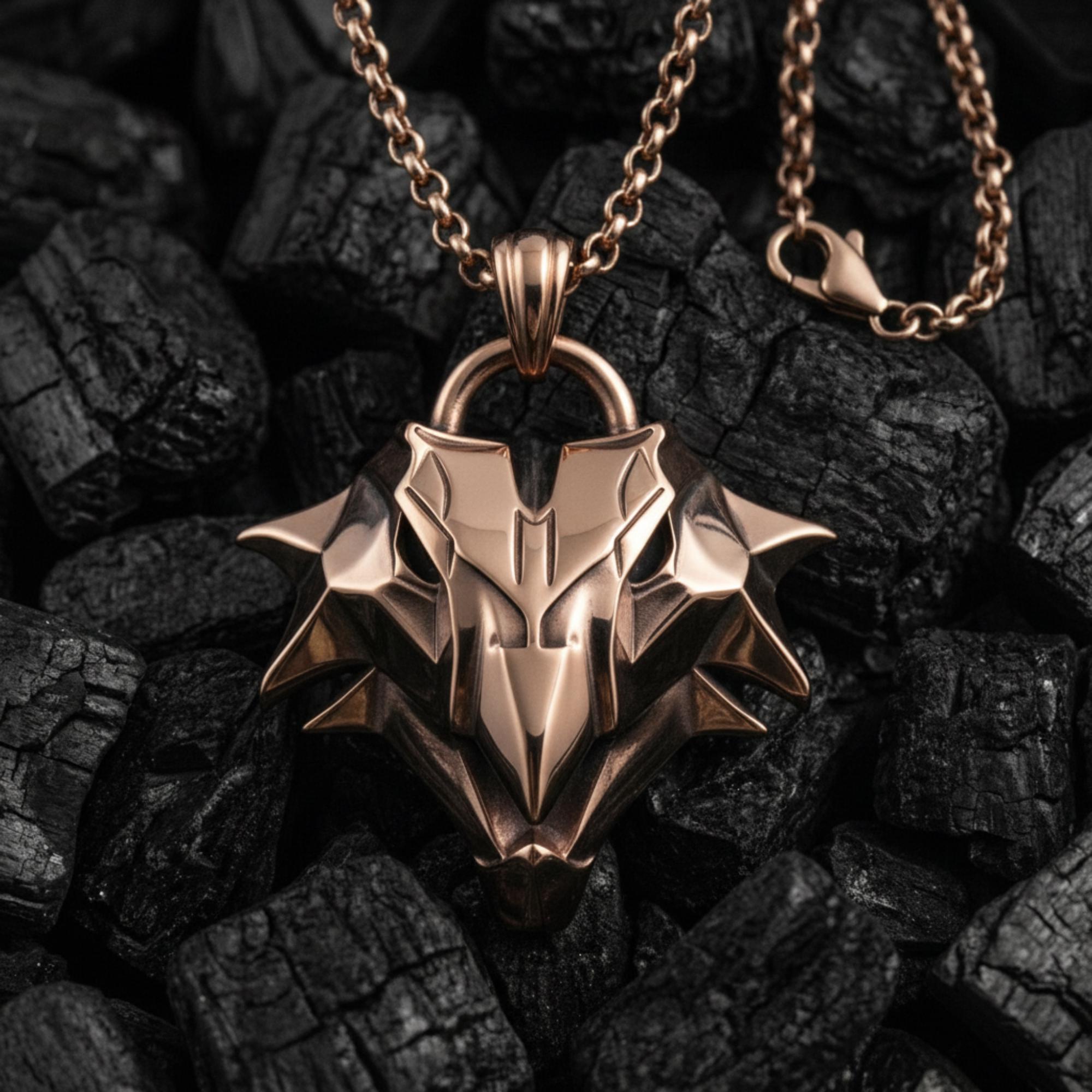 Griffin School Medallion Necklace - 925 Sterling Silver