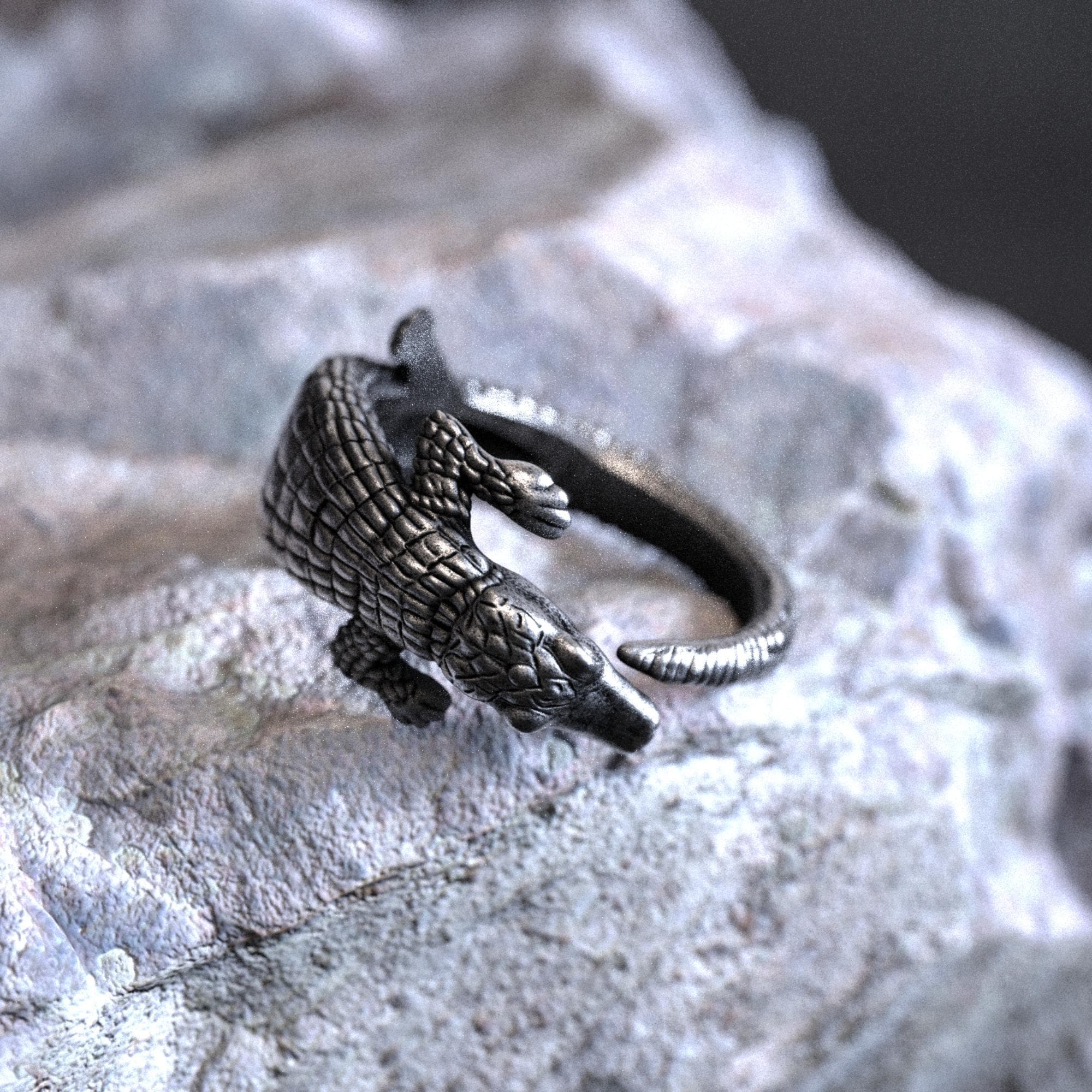 Crocodile Ring - Etsy