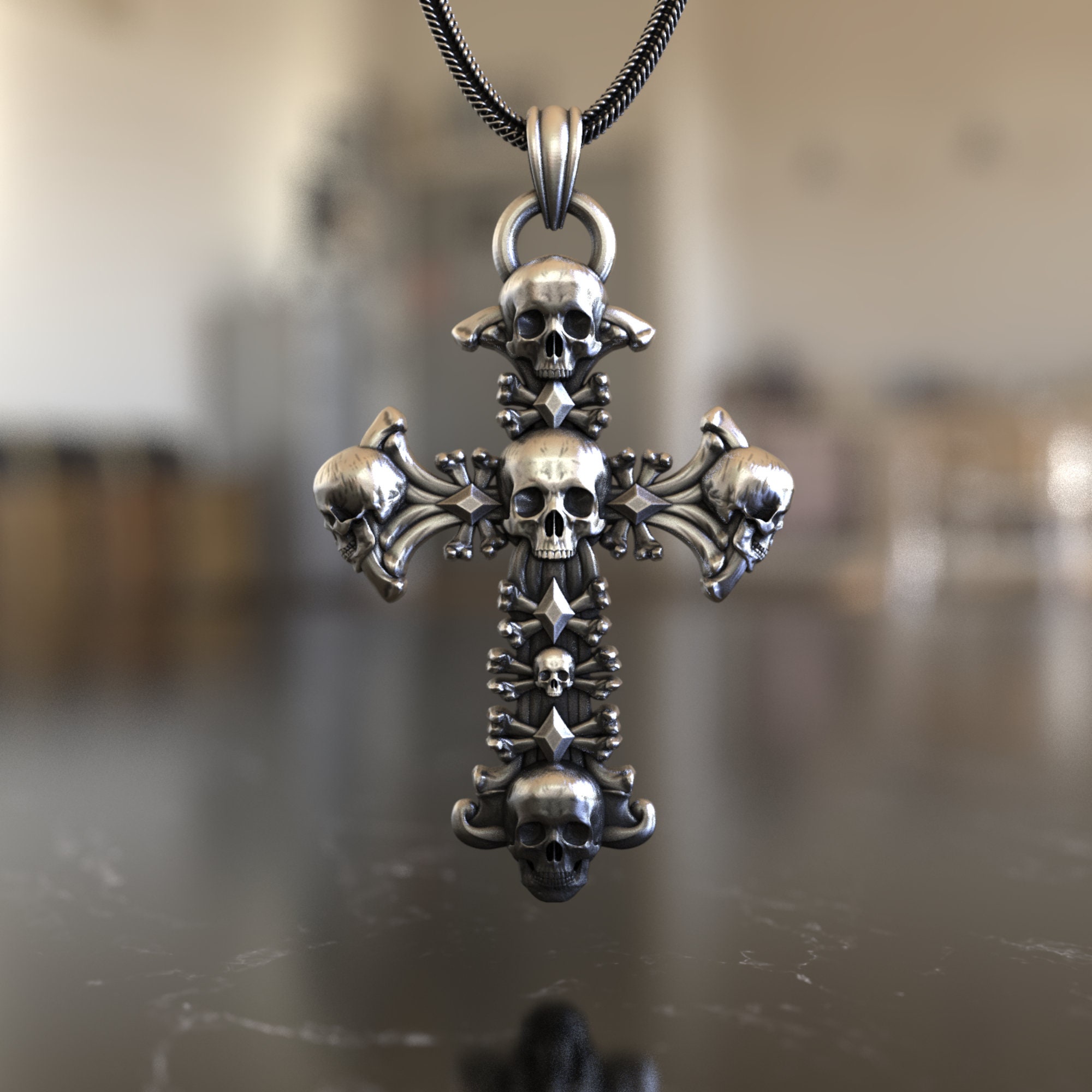 アクセサリー FUGA Rosario Cross Stone Necklace Scull アクセサリー FUGA Rosario Cross Stone Necklace Scull FUGA Rosario
