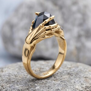 Ring of Telekinesis, Handcrafted 925 Sterling Silver Intricate Psychic Power Design Unisex Mystic Jewelry Perfect Gift for Sci-Fi Fantasy image 8