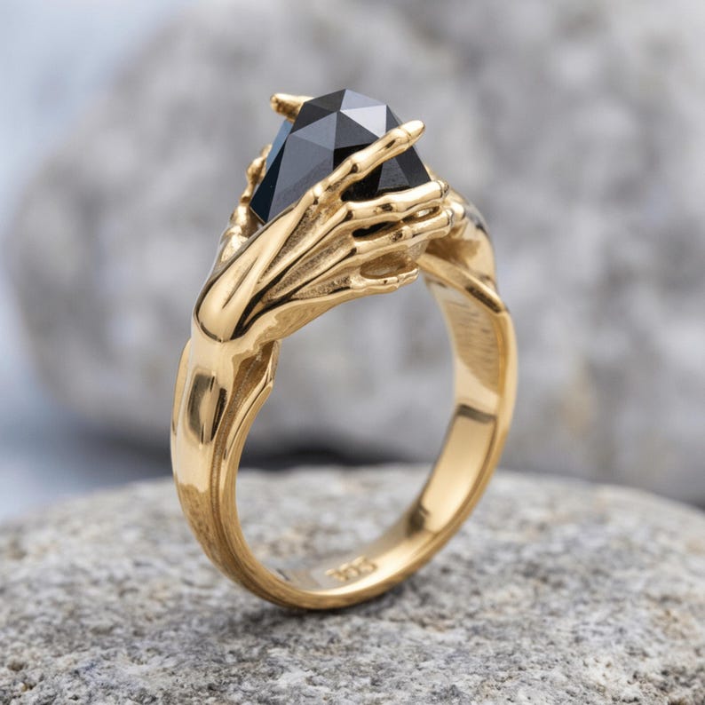 Ring of Telekinesis, Handcrafted 925 Sterling Silver Intricate Psychic Power Design Unisex Mystic Jewelry Perfect Gift for Sci-Fi Fantasy image 8