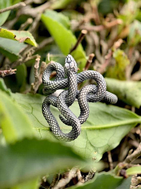 Snake Ring, Unique Serpent Ring, 925 Sterling Silver Wild Animal