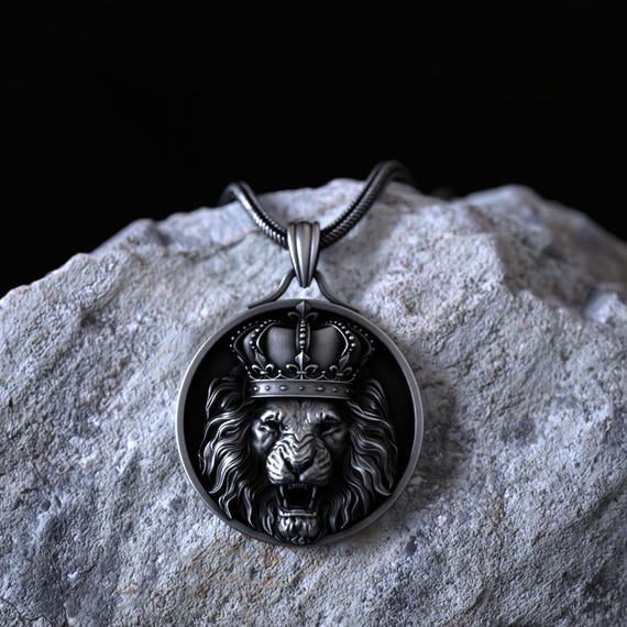 アクセサリー KING BABY silver925 Lion Head necklace Amazon.com: Royal Lion Pendant Sterling Silver 925 Head Roaring