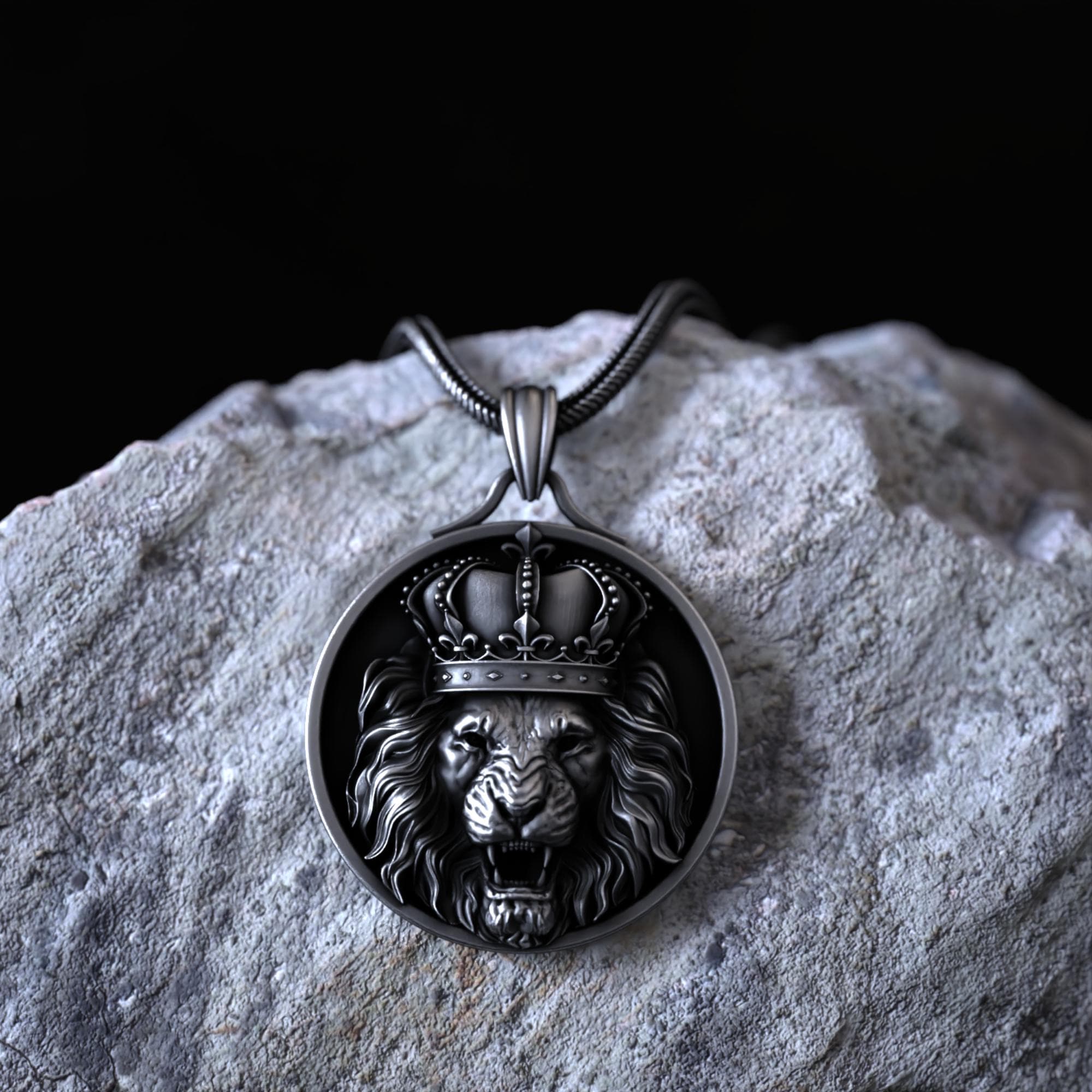 アクセサリー KING BABY silver925 Lion Head necklace il_fullxfull.6420538754_ih7g.jpg