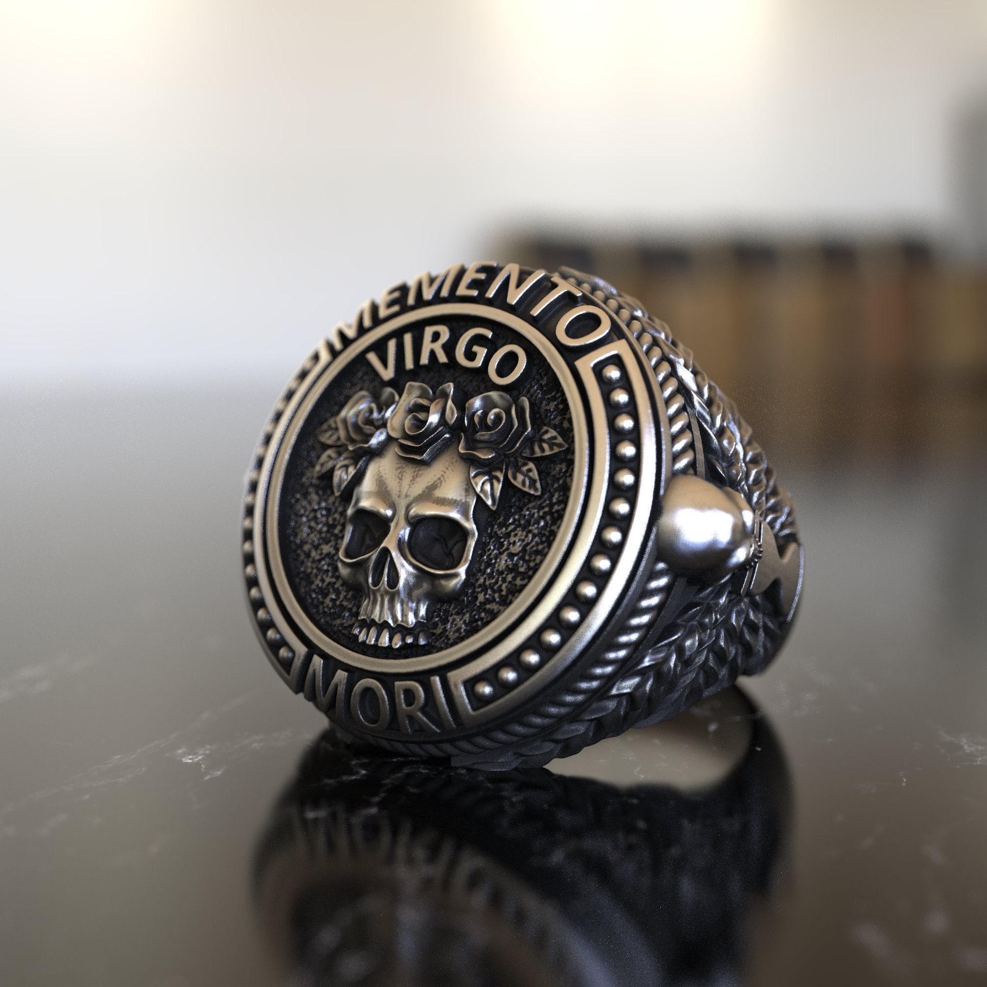 Virgo signet ring clearance