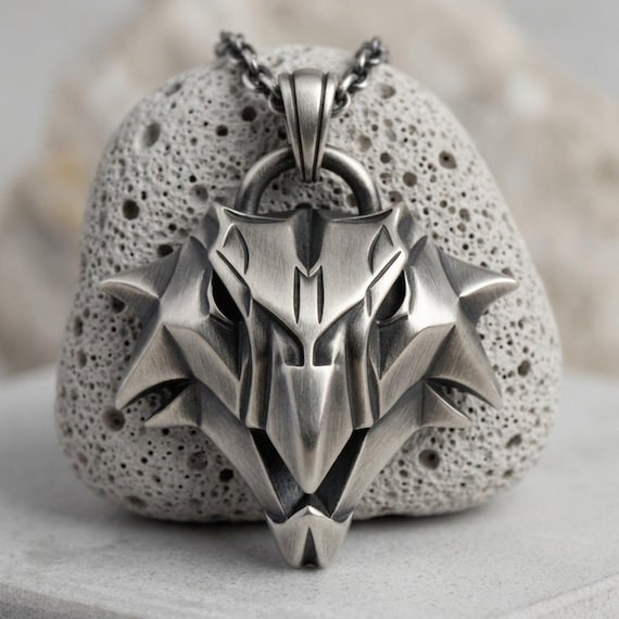 Griffin School Medallion Necklace - 925 Sterling Silver