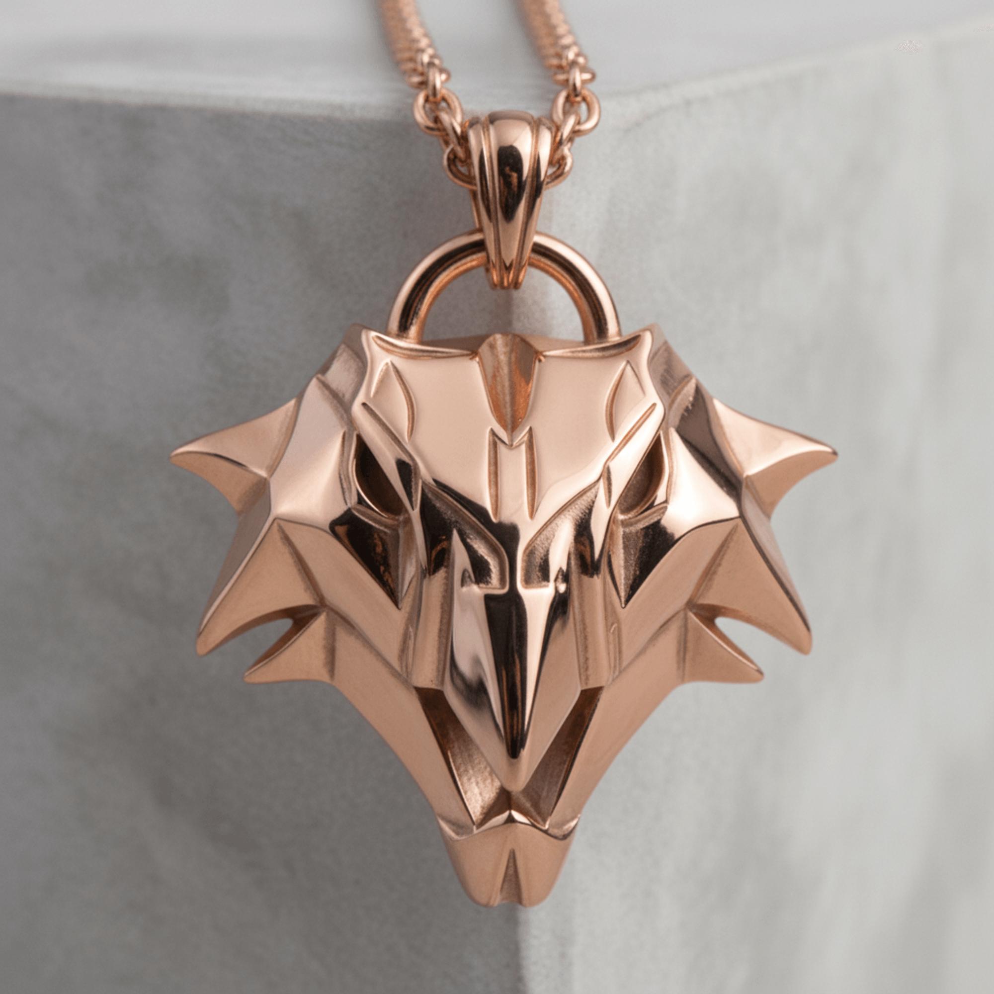 Griffin School Medallion Necklace - 925 Sterling Silver