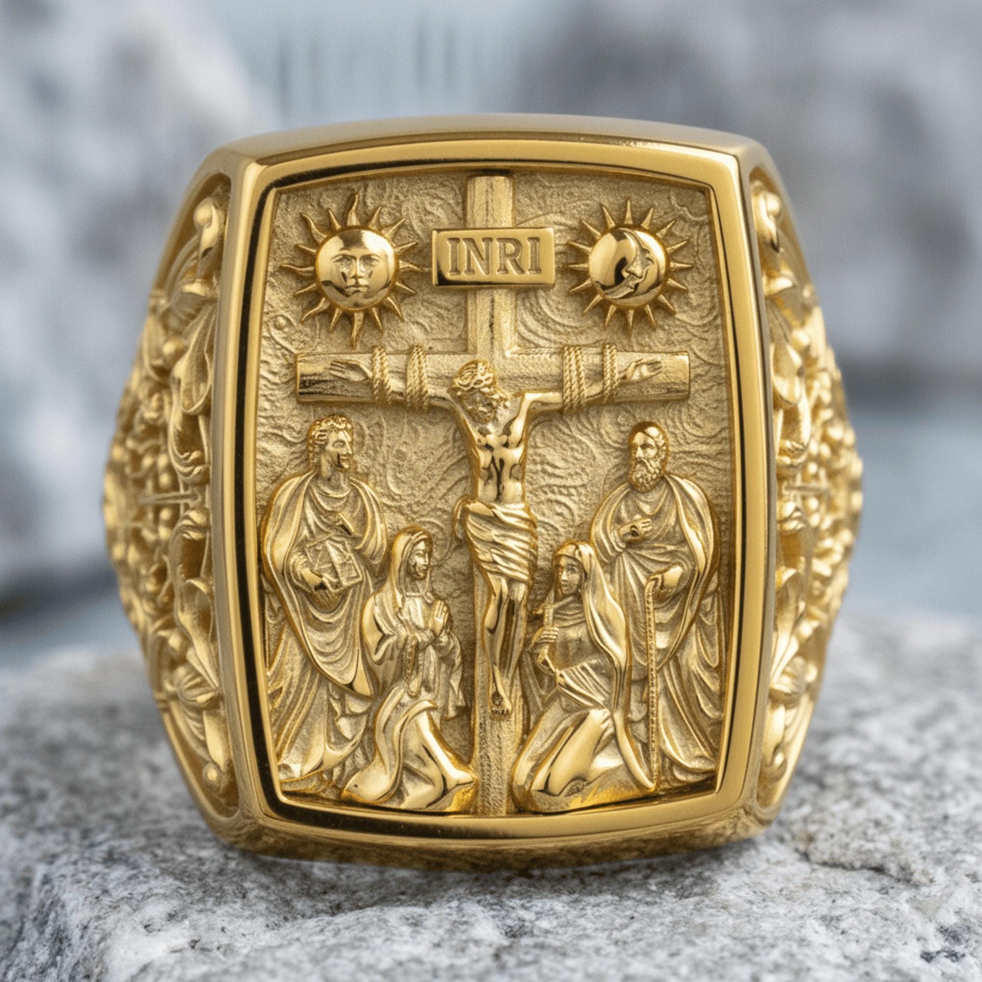 Inri Ring - Etsy
