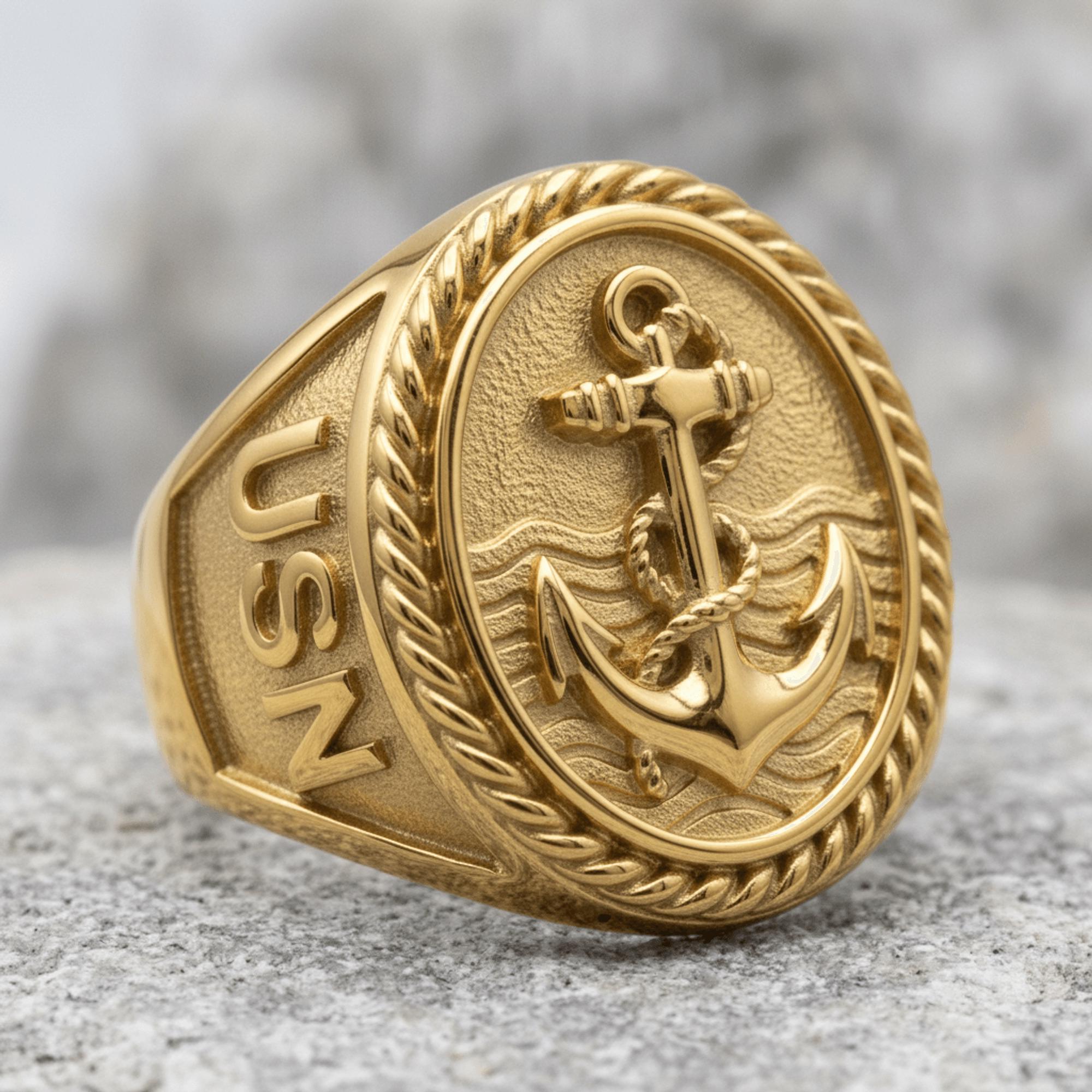 Navy Usn Rings - Etsy