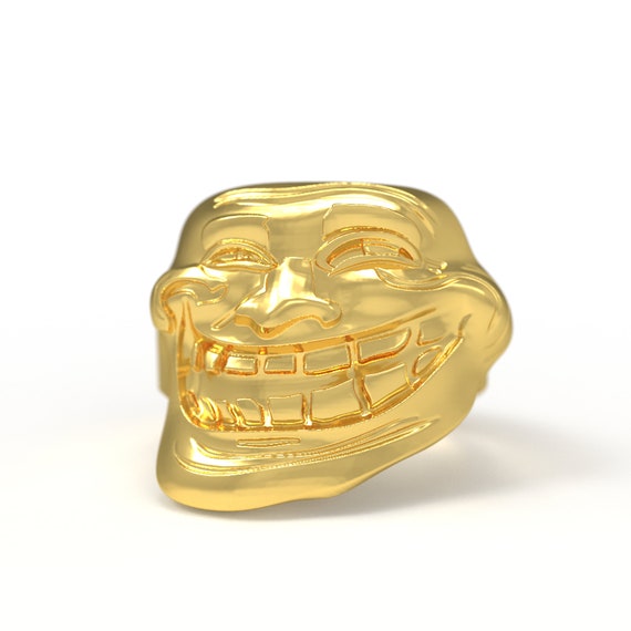 Trollface meme ring