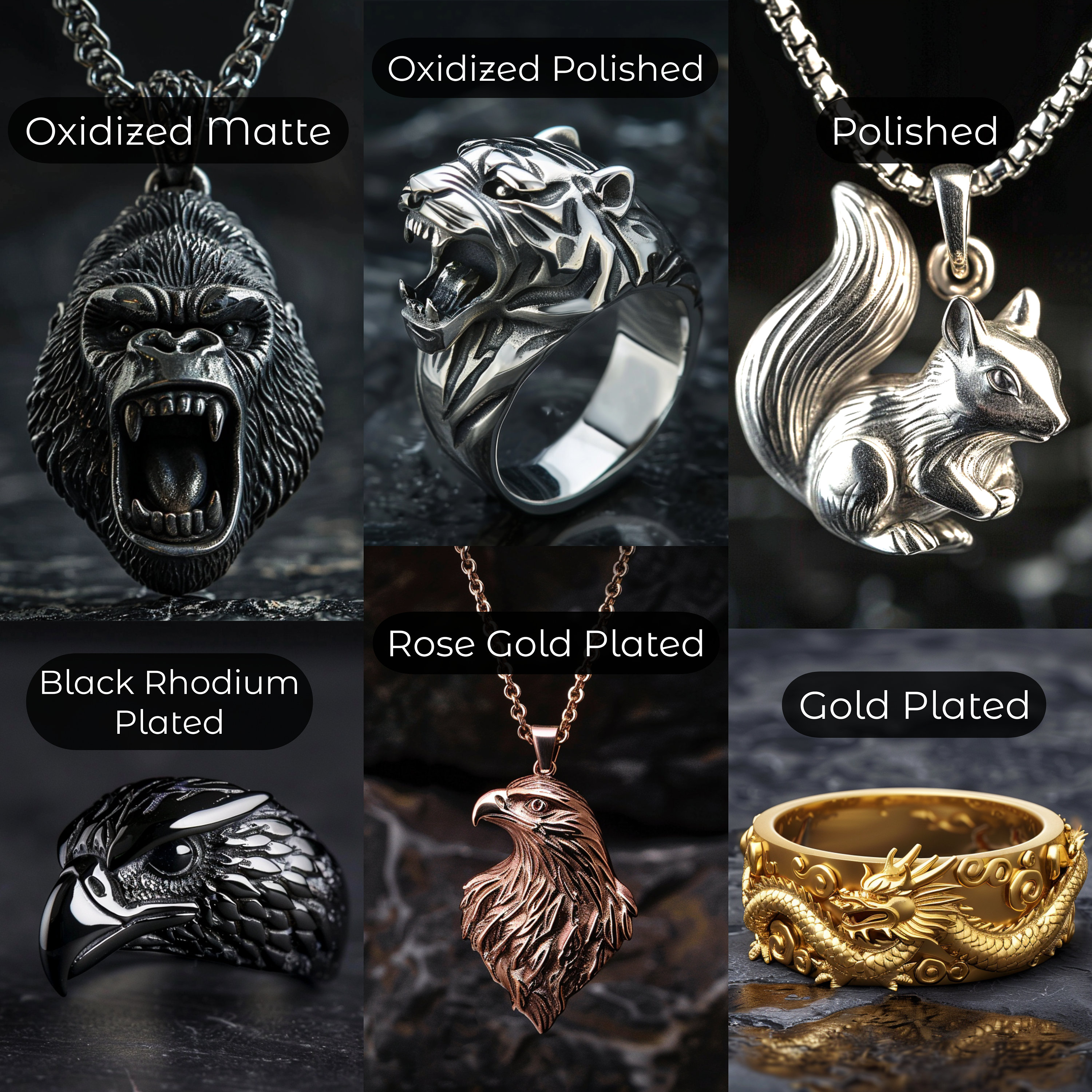 Anello Floreale In Argento Sterling Fatto A Mano: Fiore Inciso - Foto 9