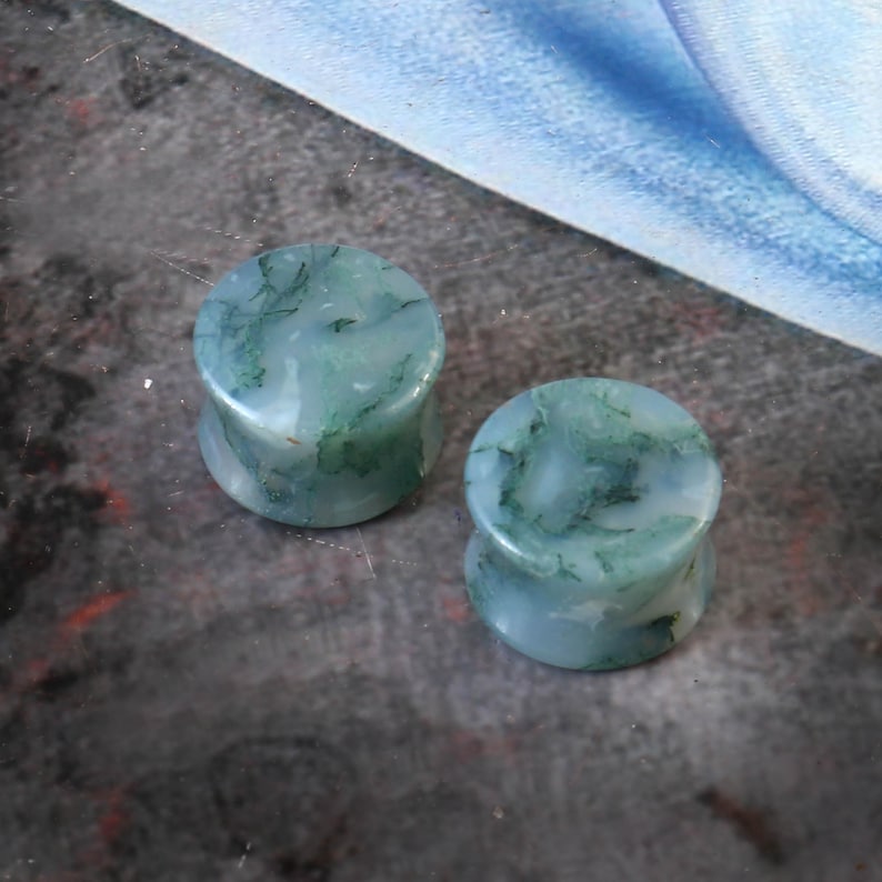 Beydodo Dilatatore Orecchio 3mm, Flesh Tunnel in Acrilico 2pcs Orecchino Piercing Donna Forma Rotonda Nera