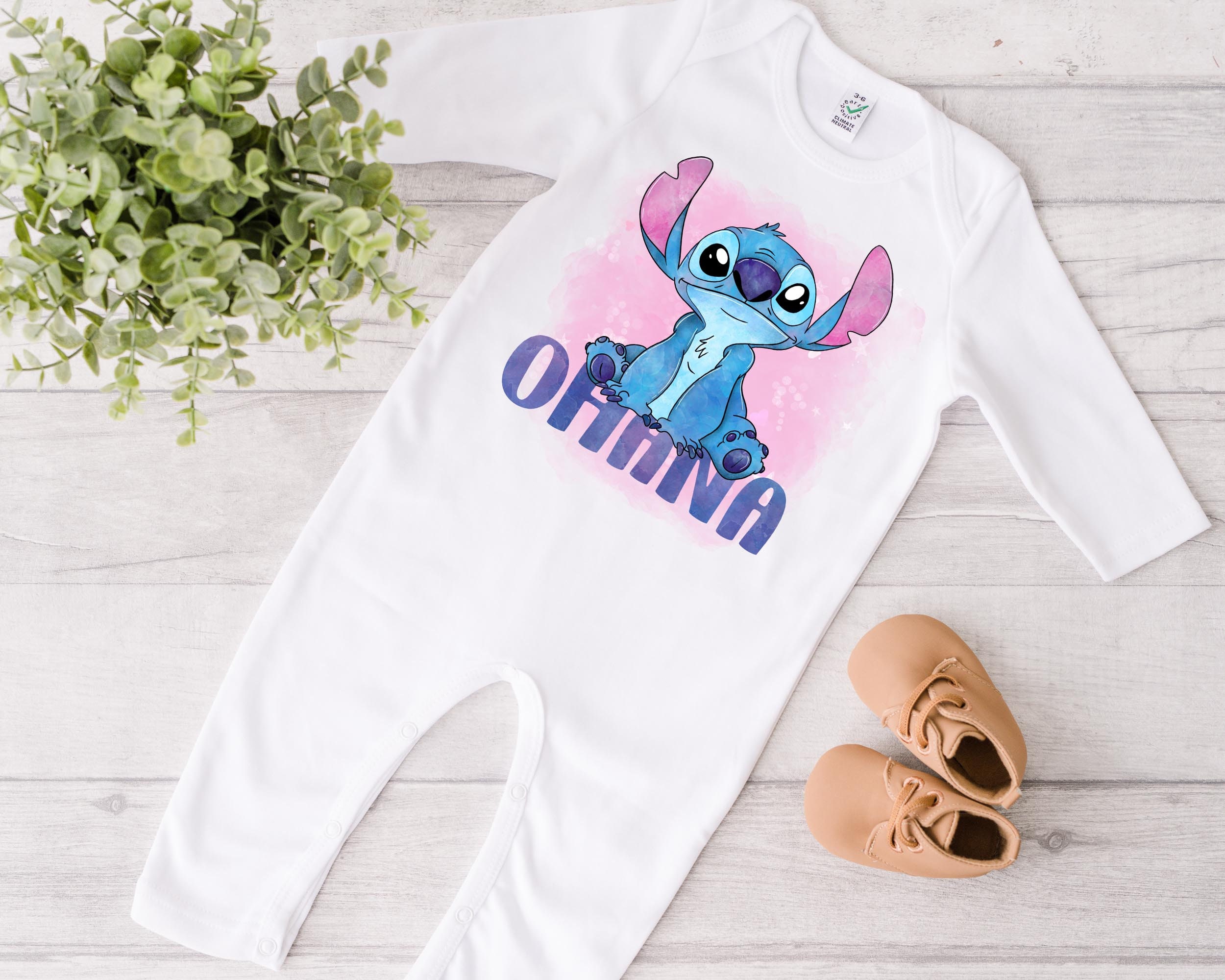 LILO & STITCH - Pyjama barboteuse en jersey pour Bébé - (6mo)