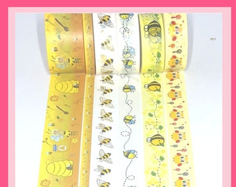 WASHI SAMPLES:  Birds & Bees