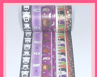 WASHI SAMPLES:  Halloween Ghosts