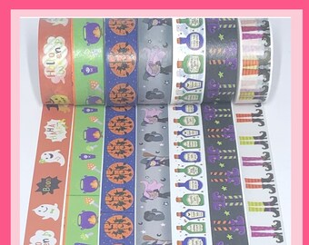 WASHI SAMPLES:  Halloween Witch Boots, Cauldrons, Potions!
