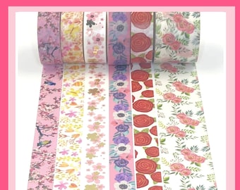 WASHI SAMPLES:  Florals