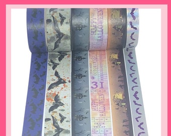 WASHI SAMPLES:  Halloween