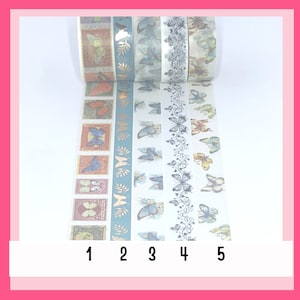 WASHI SAMPLES:  Butterflies