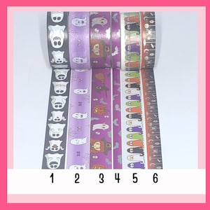 WASHI SAMPLES:  Halloween Ghosts