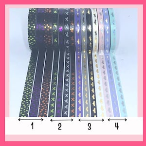 WASHI SAMPLES:  2019 Simply Gilded, Spooktacular Bats & Bows