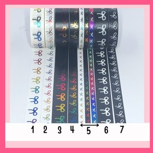 WASHI SAMPLES:  2019 Simply Gilded, Rainbow Foils