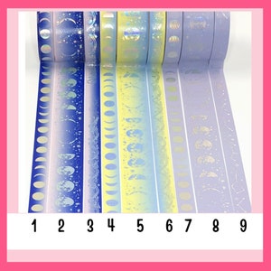 Washi Tape Samples: Mondzauber im Nachtfall, Frühlingsfrost & Babyflieder