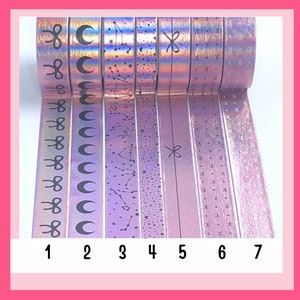 WASHI SAMPLES:  2020 Simply Gilded Aurora Pink Foils