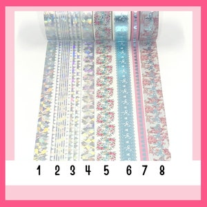 WASHI SAMPLES:  TPRC Merry Go Round & Music Box 2.0 Arctic Ice
