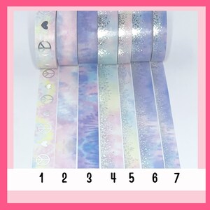 WASHI SAMPLES:  2020 Simply Gilded, Tie-Dye