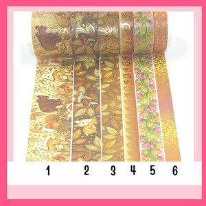 WASHI MUSTER: Waldmärchen & Tulpengarten