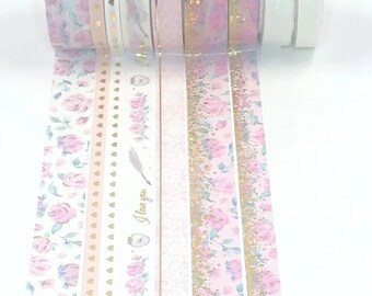 WASHI SAMPLES:  Simply Gilded 2023 Love Letters
