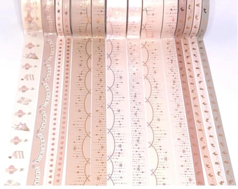 WASHI SAMPLES:  Simply Gilded 2023 Birthday Collection