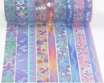 WASHI-PROV: Mermaid Bliss, Delicate Bloom, Twilight Dreams och Tender Blossom