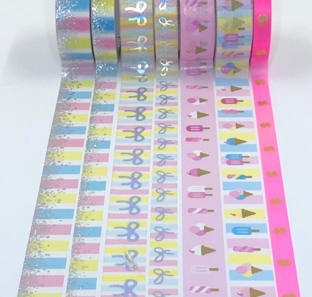 WASHI SAMPLES: Simply Gilded Ice Cream Dream - Etsy