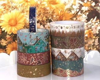 WASHI SAMPLES: Autumn Shimmer 3.0