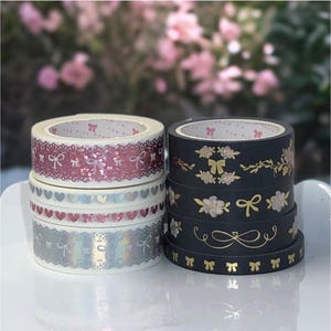 WASHI SAMPLES:  TPRC Aurora in Black, Cosmic Fate