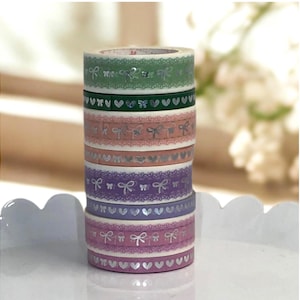 WASHI SAMPLES:  TPRC Sunday Mornings, Peachy Keen