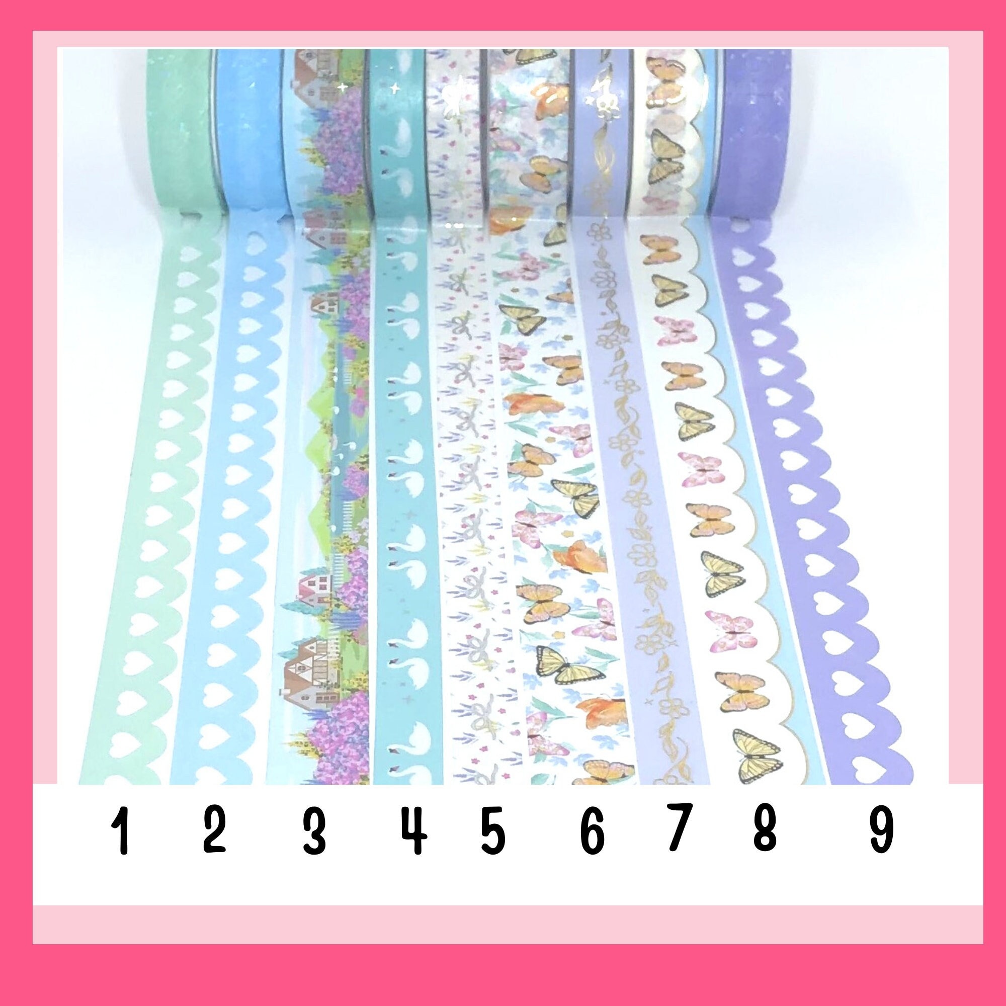 WASHI SAMPLES:  Simply Gilded 2023 Spring Release